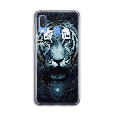 Darkness Tiger: Samsung Galaxy A40 Transparant Hoesje