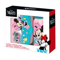Disney Minnie Mouse lunchbox set voor kinderen - 2-delig - roze - aluminium/kunststof