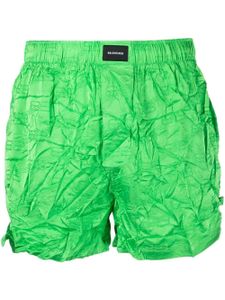 Balenciaga short de pyjama BB Monogram - Vert