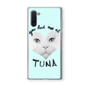 You had me at tuna: Samsung Galaxy Note 10 Transparant Hoesje