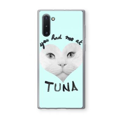 You had me at tuna: Samsung Galaxy Note 10 Transparant Hoesje