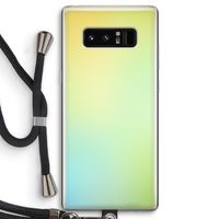 Minty mist pastel: Samsung Galaxy Note 8 Transparant Hoesje met koord