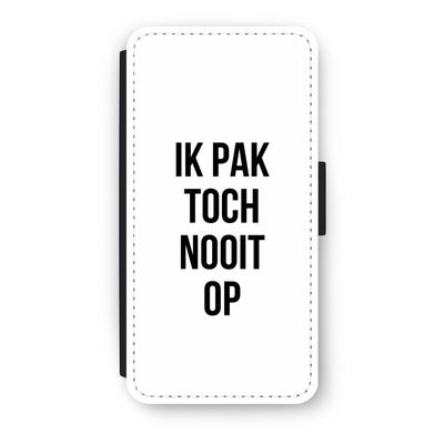 Ik pak nooit op: iPhone 8 Plus Flip Hoesje