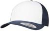 Flexfit FX6606CF Retro Trucker Colored Front - Navy/White/Navy - One Size