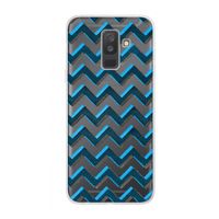 Onderbroken lijn: Samsung Galaxy A6 Plus (2018) Transparant Hoesje
