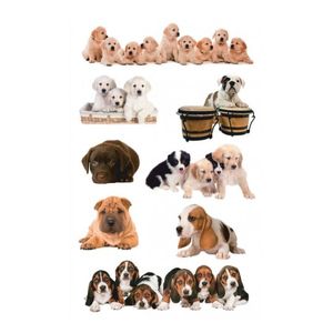 Avery stickervel Puppies junior 7,6 x 12 cm papier 24-delig