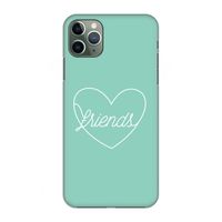 Friends heart pastel: Volledig geprint iPhone 11 Pro Max Hoesje