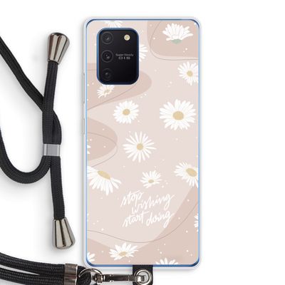 Daydreaming becomes reality: Samsung Galaxy Note 10 Lite Transparant Hoesje met koord