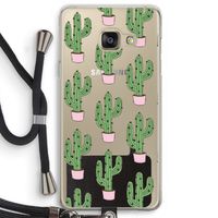 Cactus Lover: Samsung Galaxy A3 (2016) Transparant Hoesje met koord
