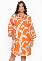 Yoek Blouse-jas PALM TREE | Oranje | Maat 58/60