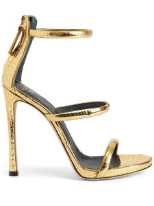 Giuseppe Zanotti sandales Harmony 120 mm en cuir - Or