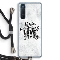 Partner in crime: Sony Xperia 5 II Transparant Hoesje met koord