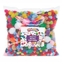 Colorations - zak pompoms 450 gram, 1200st.