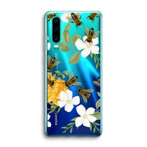 No flowers without bees: Huawei P30 Transparant Hoesje