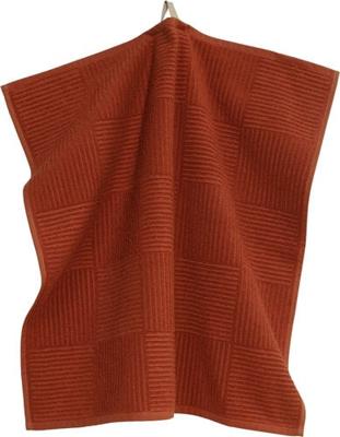 Sander Sander keukendoek Adam 50x50 Fb. 33 - Burnt Sienna