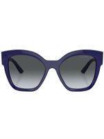 Prada Eyewear lunettes de soleil à monture papillon - Bleu