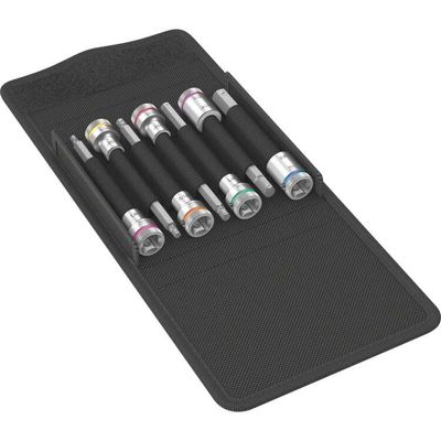 Wera 8740 B HF Imperial 1 Zyklop bitdoppen set binnenzeskant, 3/8"-aandrijving dopsleutel