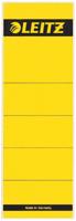 Leitz rugetiketten, zelfklevend, ft 6,1 x 19,1 cm, pak van 10 stuks, geel