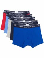 Polo Ralph Lauren lot de 5 boxers à logo imprimé - Bleu