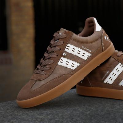 Heren Sneaker Platinum | Middenbruin/OffWhite/Gum Heren Sneaker Platinum | Middenbruin/OffWhite/Gum