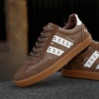 Heren Sneaker Platinum | Middenbruin/OffWhite/Gum
