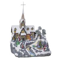 Fééric Lights and Christmas - Verlicht kerstdorp ""Kerk"" met animatie - thumbnail