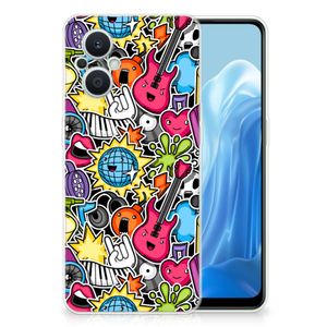 OPPO Reno8 Lite Silicone Back Cover Punk Rock