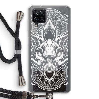 Oh Deer: Samsung Galaxy A12 Transparant Hoesje met koord
