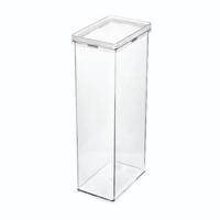 iDesign - Voorraadbus met Deksel, 10.2 x 15.2 x 30.8 cm, 3.5 L, Kunsts