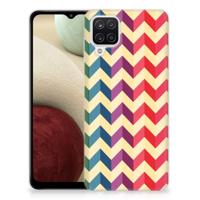 Samsung Galaxy A12 | TPU bumper | Zigzag Multi Color