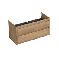 Onderkast Forzalaqua Gela 120x51x60 cm 4 Softclose Lades Eiken Oyster Forzalaqua