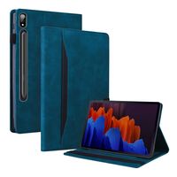 Lunso - Lenovo Tab P12 Pro - Luxe Bookcase hoes - Blauw - thumbnail