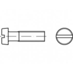 TOOLCRAFT TO-5359032 Cilinderkopschroeven M6 8 mm Sleuf RVS A2 100 stuk(s)