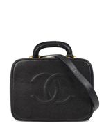 CHANEL Pre-Owned sac à main Vanity à logo cousu (1997) - Noir