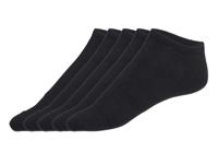 LIVERGY 5 Paar sneakersokken (Zwart, 39-42)