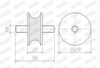 Rubberstrip, uitlaatsysteem 81354