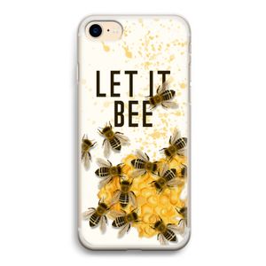 Let it bee: iPhone 7 Transparant Hoesje