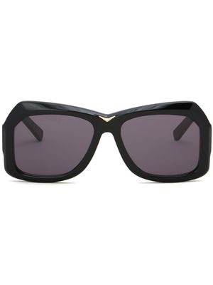 Marni Eyewear lunettes de soleil à monture oversize - Noir