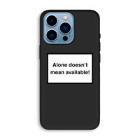 Alone: iPhone 13 Pro Max Biologisch afbreekbaar hoesje