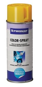 Promat Kleurspray | raapgeel | hoogglanzend | RAL 1021 | 400 ml | spuitbus - 4000354212 4000354212