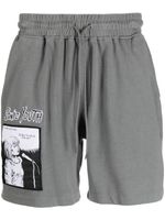 Pleasures short de jogging Sonic Youth en coton - Gris