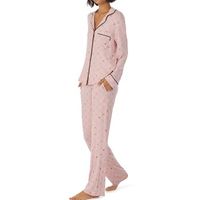 DKNY Less Talk More Sleep Long Sleeve Top And Pant - thumbnail