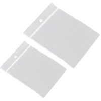 200x Plastic zakjes met gripsluiting 60 x 80 mm en 100 x 150 mm   -