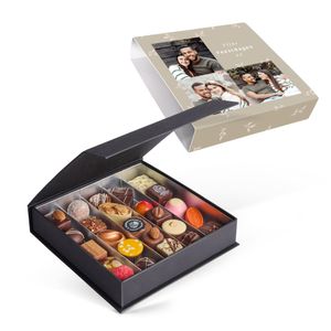 Luxe bonbon giftbox bedrukken - Kerst (25 stuks)