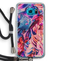 Pink Orchard: Samsung Galaxy S6 Transparant Hoesje met koord