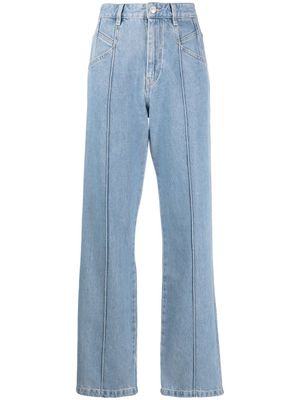 ISABEL MARANT jean Nadege à coupe droite - Bleu