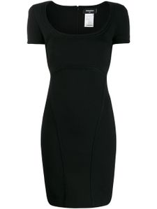 DSQUARED2 robe courte ajustée - Noir