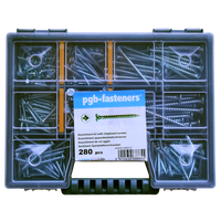 pgb-Europe PGB-FASTENERS | Assortimentsdoos met schroeven 280 dlg - ASS008001028001