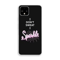 Sparkle quote: Pixel 4 Transparant Hoesje