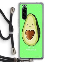 Avocuddle: Sony Xperia 5 Transparant Hoesje met koord